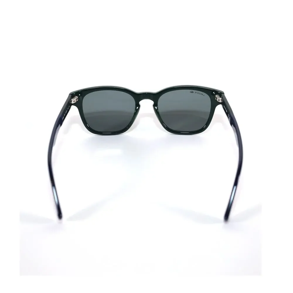 Lacoste Rounded Square Men's Sunglasses – Deep Jade Green / Grey Lenses – NWT